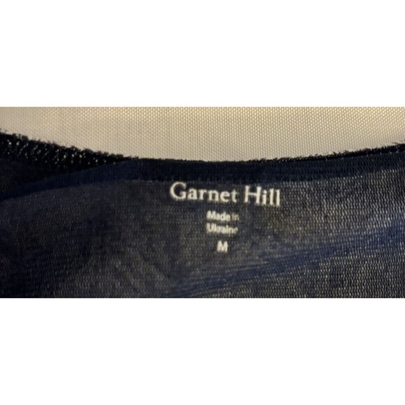 GARNET HILL Pullover Tencel Dress Size Medium Pockets Stretch Sleeveless Casual - Picture 3 of 13